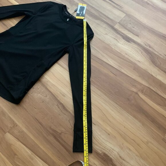 Spyder Ladies' Long Sleeve Active Top Black Size Small Nylon Spandex NWT - Picture 5 of 15